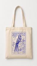 Load image into Gallery viewer, Guatemala Stamp Tote — Quetzal